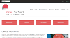 Desktop Screenshot of changeyouraccent.com