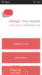 Mobile Screenshot of changeyouraccent.com